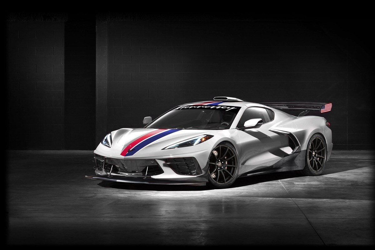 Hennessey Corvette C8 1200 cavalli: gli scatti
