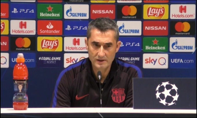 Valverde: "Veniamo da tante partite, Messi riposa"