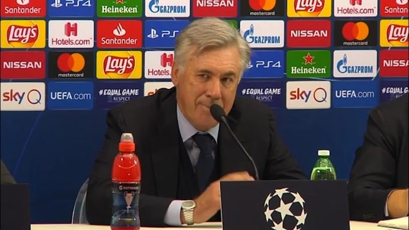 Ancelotti: "Saluto ai tifosi? No...era per mia moglie"