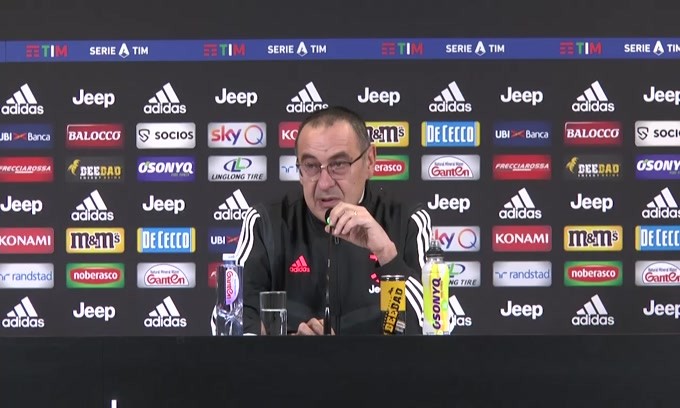 Sarri: "Offensivo non è il modulo, ma la mentalità"