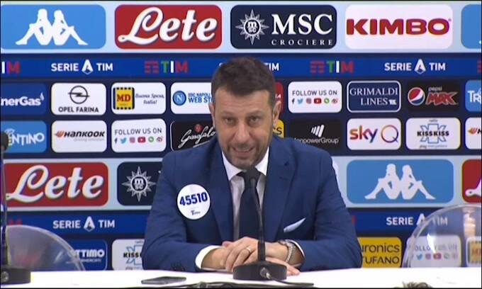 D'Aversa: "Rammarico per occasioni sbagliate nel primo tempo"