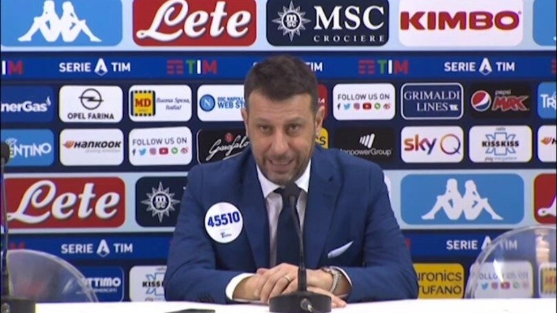 D'Aversa: "Rammarico per occasioni sbagliate nel primo tempo"