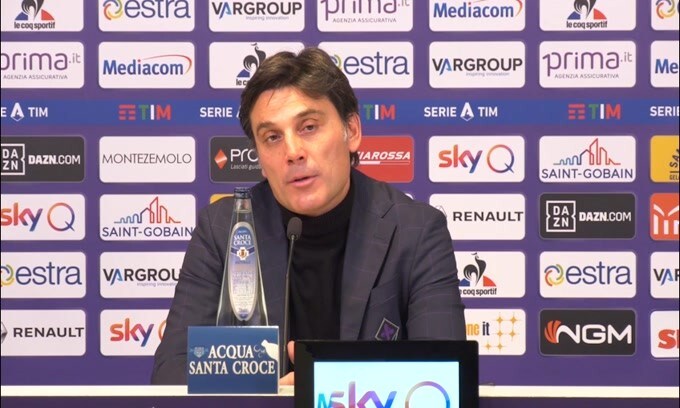 Montella: "Fatta grande gara. Non meritavamo di perdere"