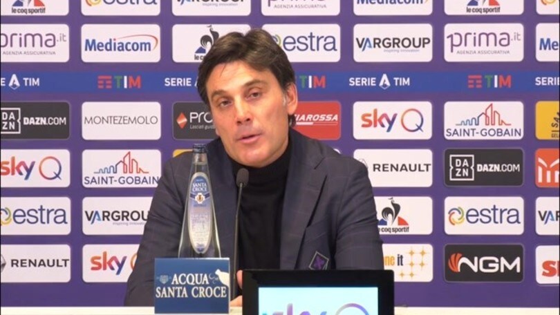 Montella: "Fatta grande gara. Non meritavamo di perdere"