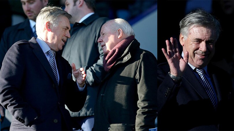 Ancelotti riparte dall'Everton, è già a Goodison Park