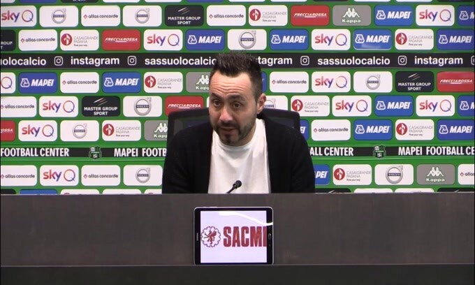 De Zerbi: "Dobbiamo essere più carichi del Napoli"