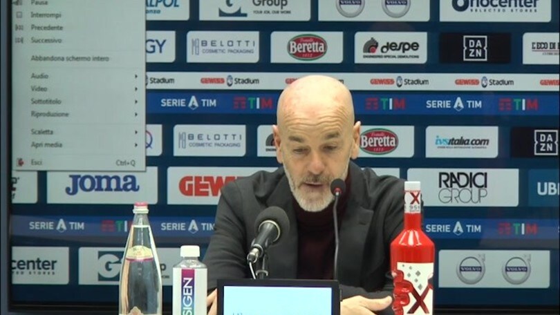 Pioli: "Ibrahimovic? Vedremo cosa succederà"