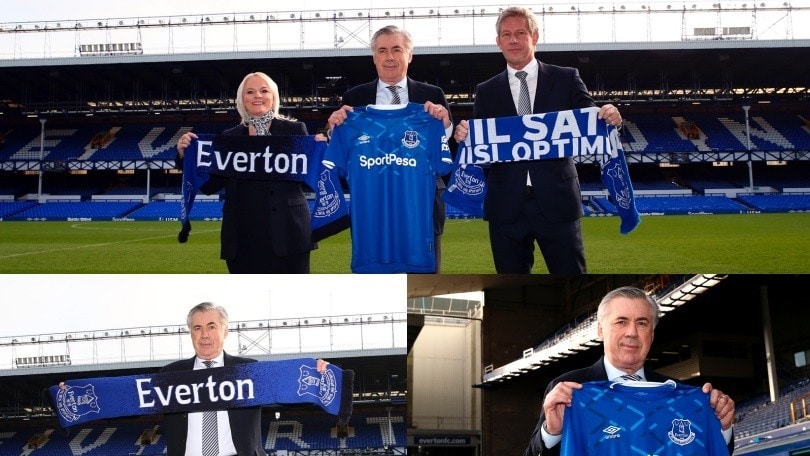 Everton, presentazione Ancelotti: ecco le foto