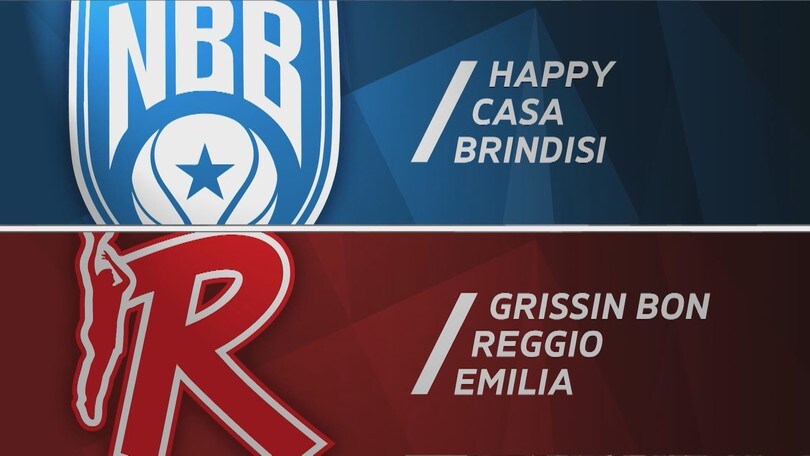 Happy Casa Brindisi - Grissin Bon Reggio Emilia 87-72