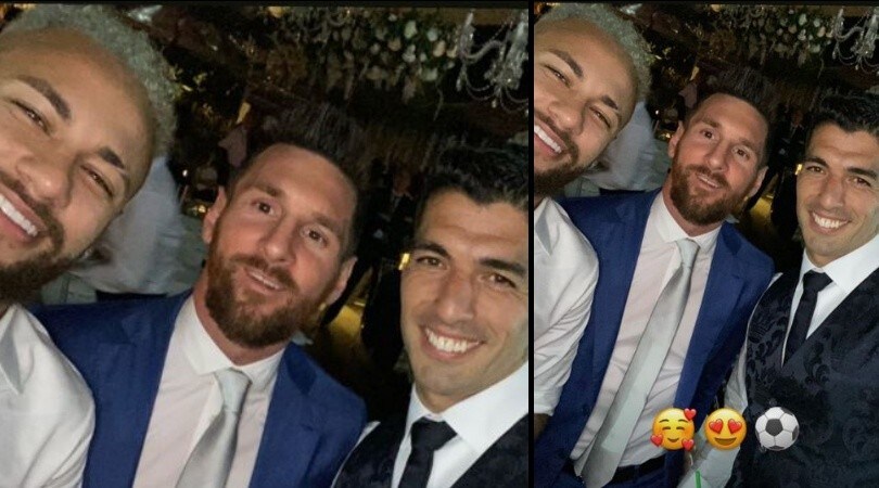 Neymar e la saudade di Barcellona: selfie con Messi e Suarez