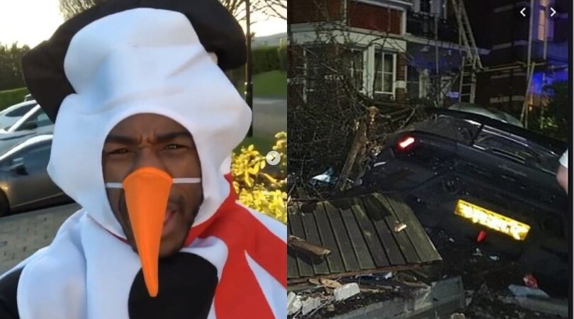 Antonio del West Ham si schianta in Lamborghini