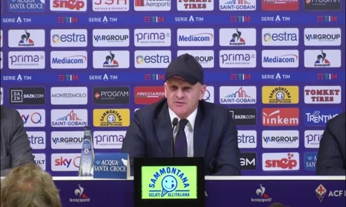 Iachini: "Vogliamo riportare in alto la Fiorentina"