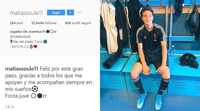 Soulé alla Juve: "Felice di questo grande passo"