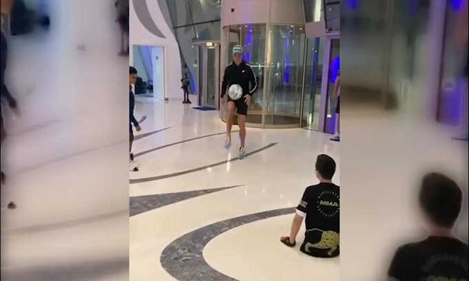CR7 incontra Ali Turganvekov a Dubai