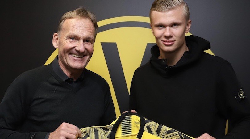 Haaland al Borussia Dortmund da gennaio: addio Juve