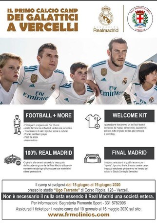 Il Piemonte Sport si tinge di... "blancos" Real Madrid!