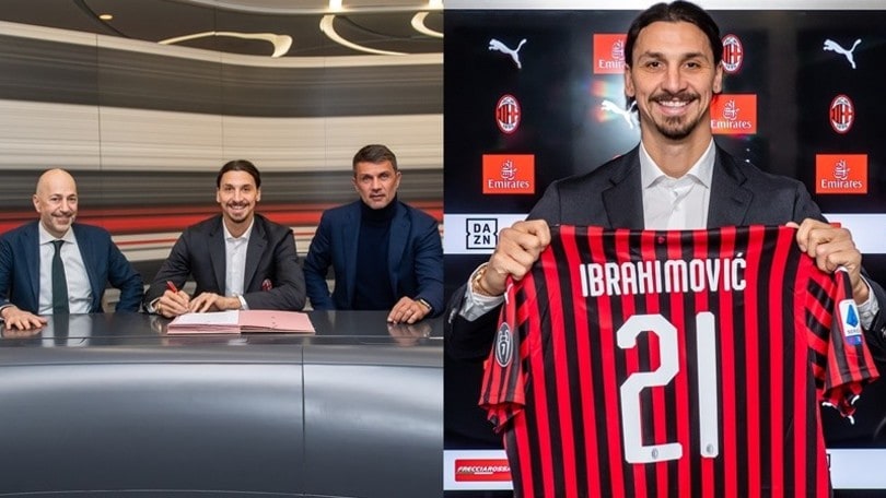 Ibrahimovic torna al Milan: le foto della firma!