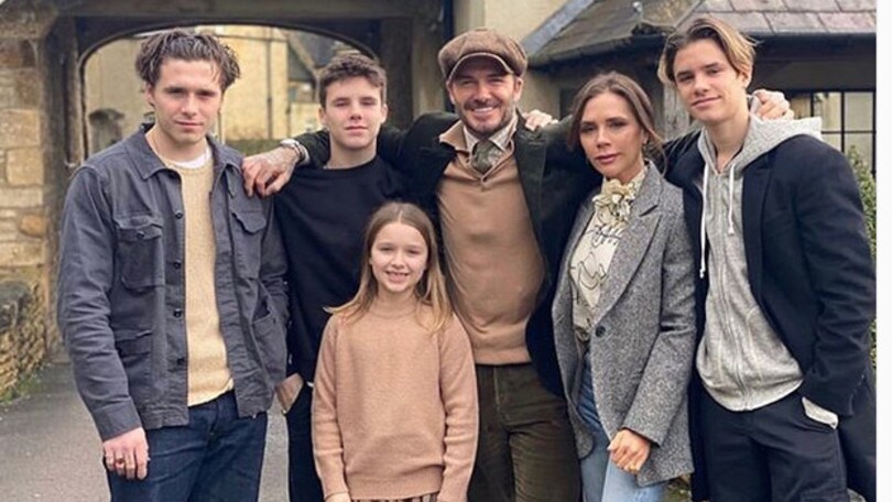 Il 2020 dei Beckham, come in un film