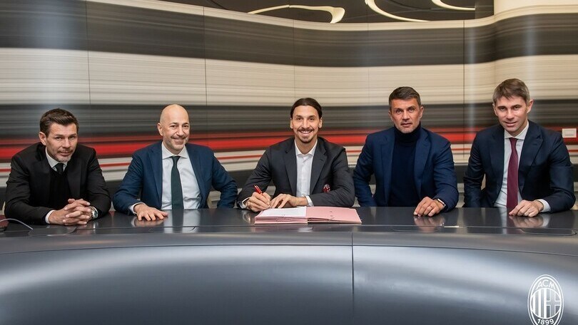 Milan, ufficiale Ibrahimovic: sei mesi di contratto con opzione di rinnovo
