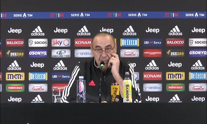 Sarri: "Con la Lazio sbagliato mentalmente prima che tatticamente"