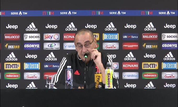 Sarri non esclude il tridente: "Vediamo domani"
