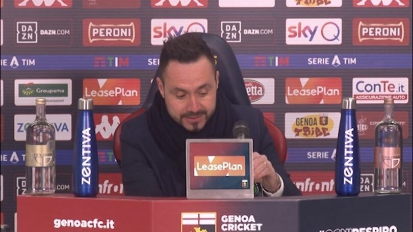 De Zerbi: "Danno fastidio questi episodi contro"