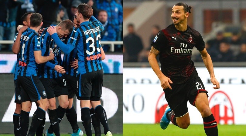 Serie A: Atalanta show, cinque gol al Parma. Milan, Ibrahimovic non basta