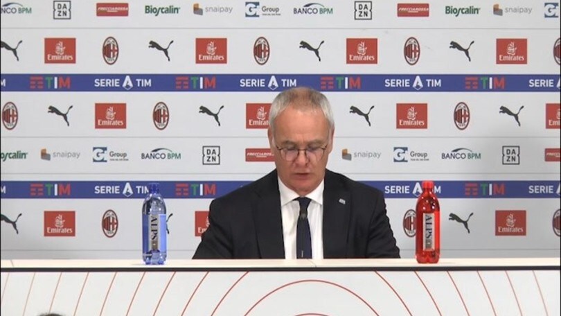 Ranieri: "Mercato? Se arriva qualcuno bene, altrimenti non piango"