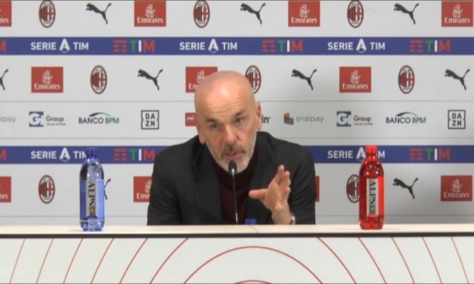 Pioli: "Oggi non doveva esserci entusiasmo"