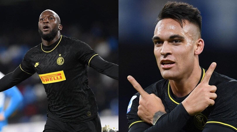 Inter, la furia di Lukaku si abbatte sul Napoli. Lautaro partecipa alla festa