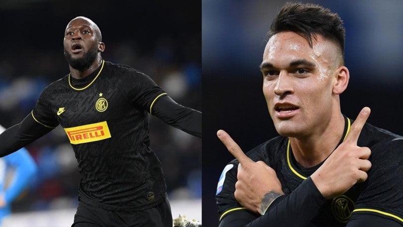 Inter, la furia di Lukaku si abbatte sul Napoli. Lautaro partecipa alla festa