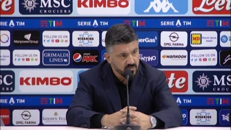 Gattuso: "Non scivoliamo per sfortuna, ma per i tacchetti sbagliati"