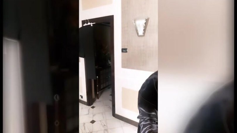 Wanda Nara sorridente e festante a Roma