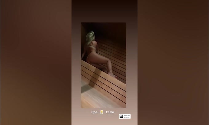 Sauna Sexy per Wanda Nara!