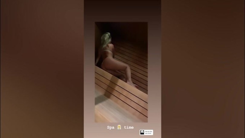 Sauna Sexy per Wanda Nara!