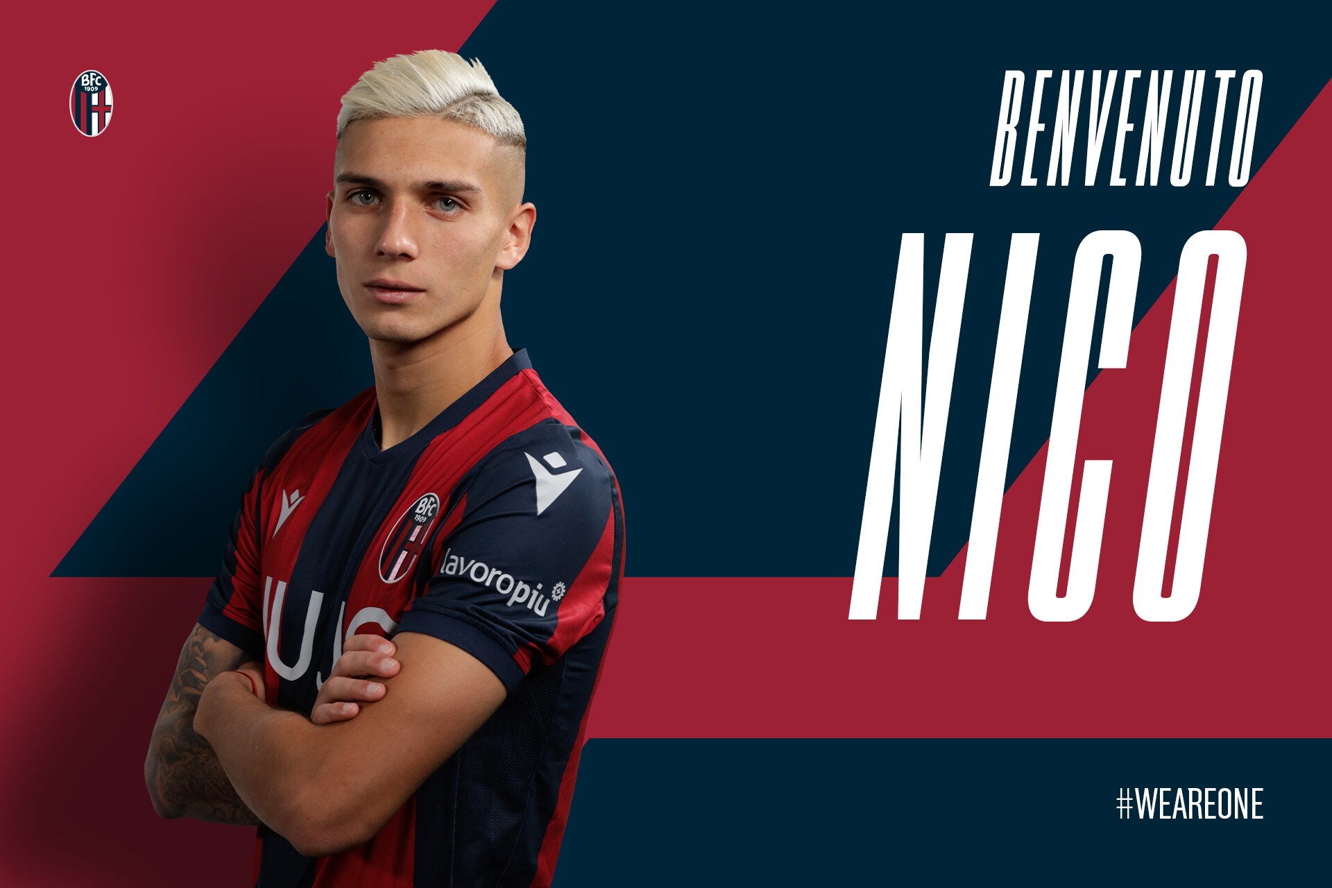 Dominguez è arrivato al Bologna: "Pronto"