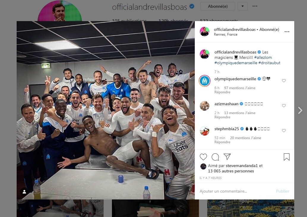 L'OM batte il Rennes e Villas Boas esplode sui social