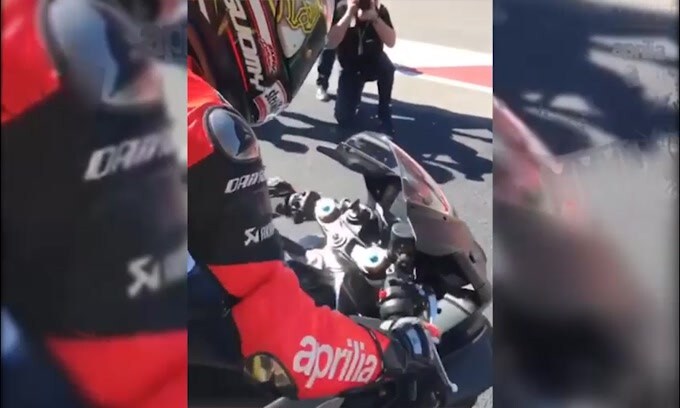 L'Aprilia potrebbe schierare Biaggi come tester
