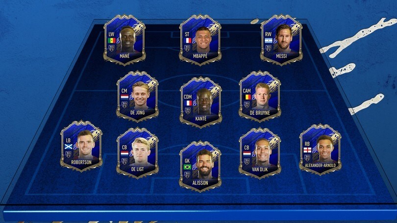 TOTY 2020: ecco i migliori 11 di Fifa Ultimate!