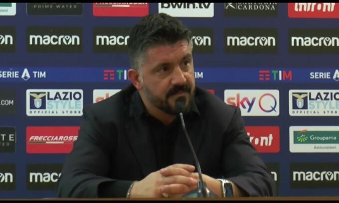 Gattuso: "In campo non siamo pensanti"