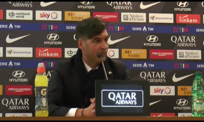 Fonseca: "In 10 minuti abbiamo preso 2 gol evitabili"