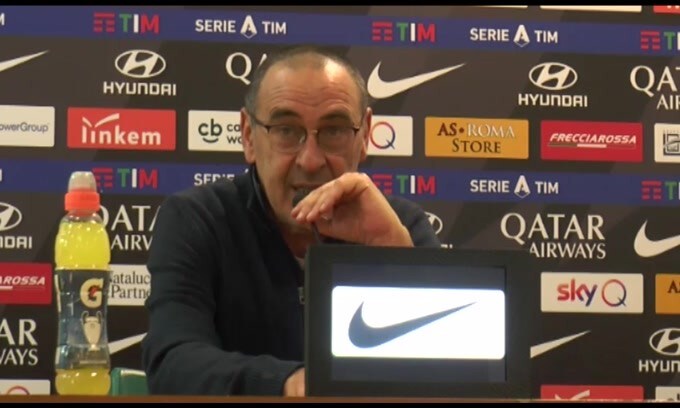 Sarri: "Un grande in bocca al lupo a Zaniolo"