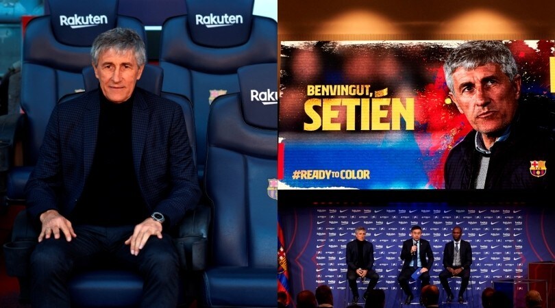 Barcellona, Setien si presenta tra entusiasmo e voglia di vincere