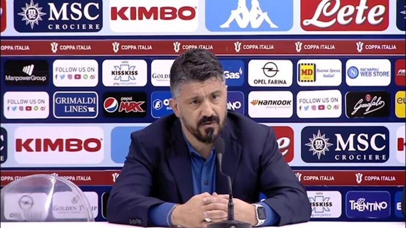 Gattuso: "Non sono soddisfatto del secondo tempo"