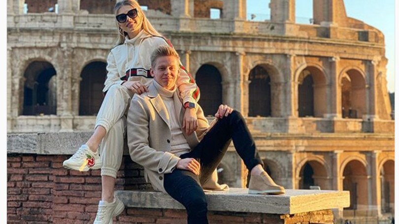 Zinchenko a Roma, ma solo per turismo