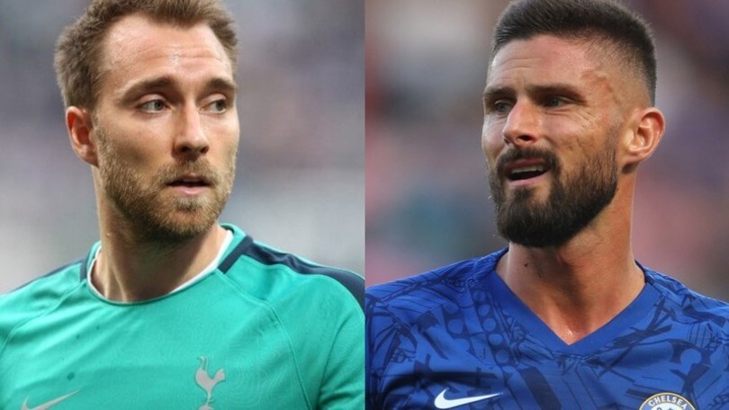 Inter, Ausilio a Londra: blitz per Eriksen e Giroud