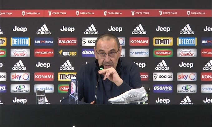 Sarri: "Voglio far vincere a Ronaldo il sesto Pallone d'Oro"