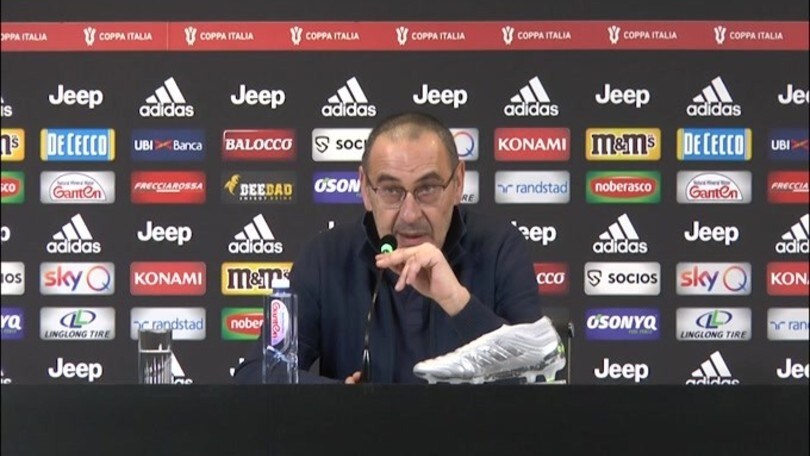 Sarri: "Voglio far vincere a Ronaldo il sesto Pallone d'Oro"