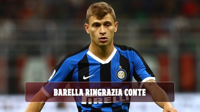 Inter, Barella ringrazia Conte