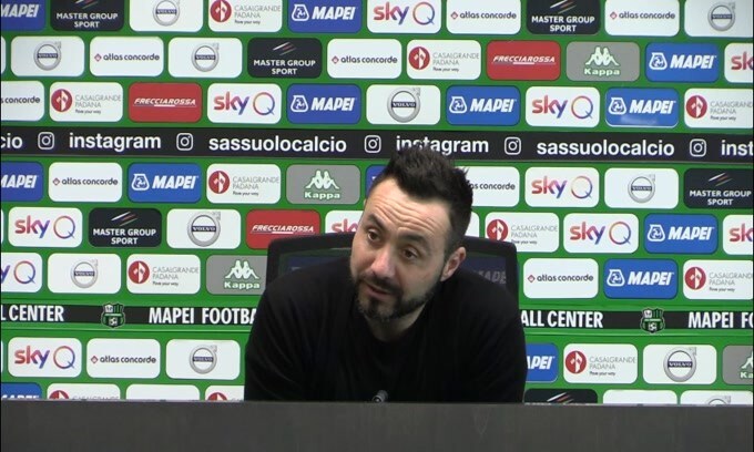 De Zerbi: "Panchina a rischio? Faccio questo mestiere per passione"